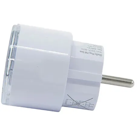 Shelly Plug PM Gen3 Matter 13A smart socket, white